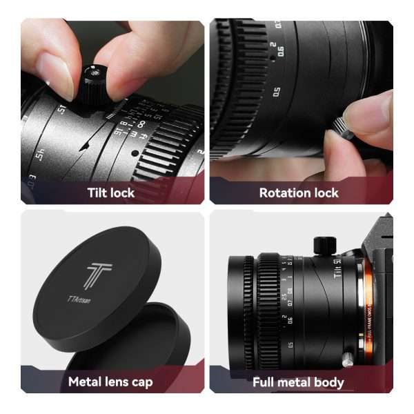 TTArtisan Tilt 50mm F1.4 Manual Focus Lens for Sony E Mount