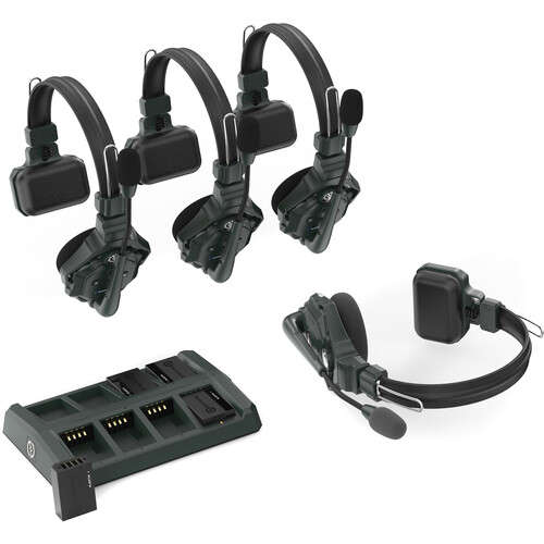 Hollyland Solidcom C1-4S 4 Headsets System (1 Master + 3 Remote)