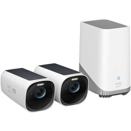 Eufy Security S330 (eufyCam 3) 4K UHD Solar Powered 2-Cam Kit