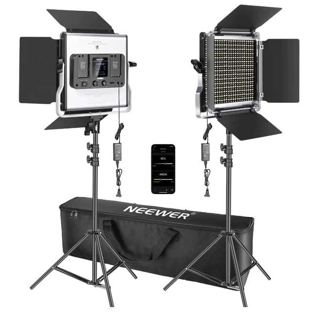 Neewer SNL660 Bi-Colour LED Panel Constant Light Kit