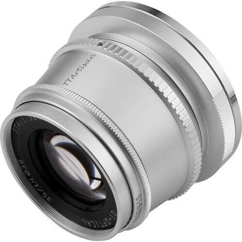 TTArtisan 35mm F1.4 Manual Focus Lens for Sony E Mount (SIlver)
