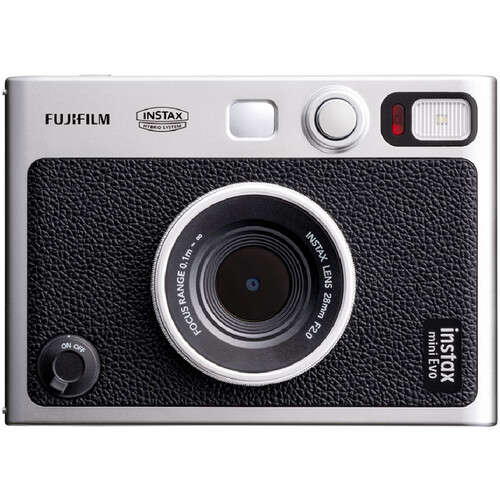FUJIFILM INSTAX MINI EVO Hybrid Instant Camera (1 Instax Film and Case)