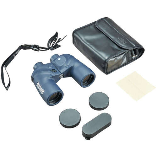 Bushnell 7x50 Marine Binocular with Compass (Blue)