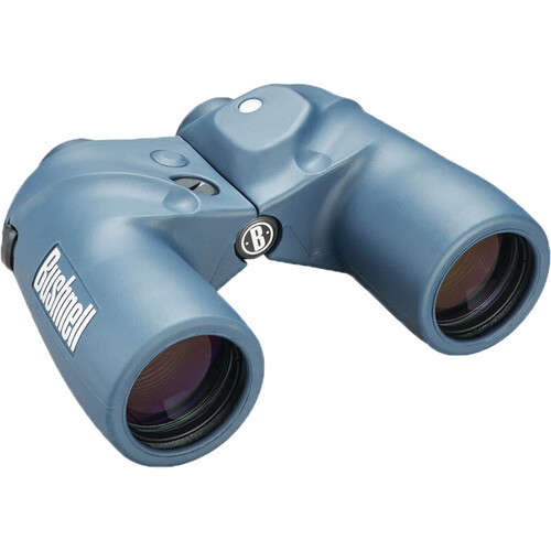 Bushnell 7x50 Marine Binocular with Compass (Blue)