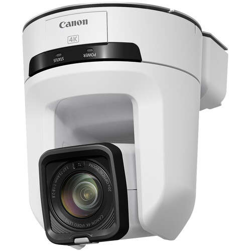 Canon CR-N100 4K NDI PTZ Camera with 20x Zoom (White)
