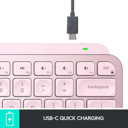 Logitech MX KEYS MINI Wireless Illuminated Keyboard 920-010500 (Rose)