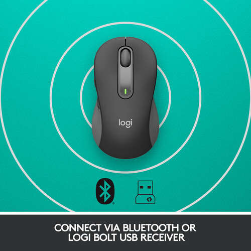 Logitech M650 Signature BT Wireless Mouse 910-006253 (Graphite)