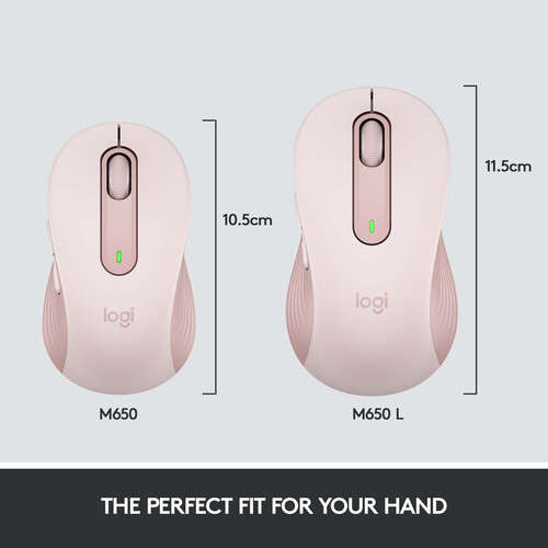 Logitech M650 Signature Wireless Mouse 910-006254 (Rose)