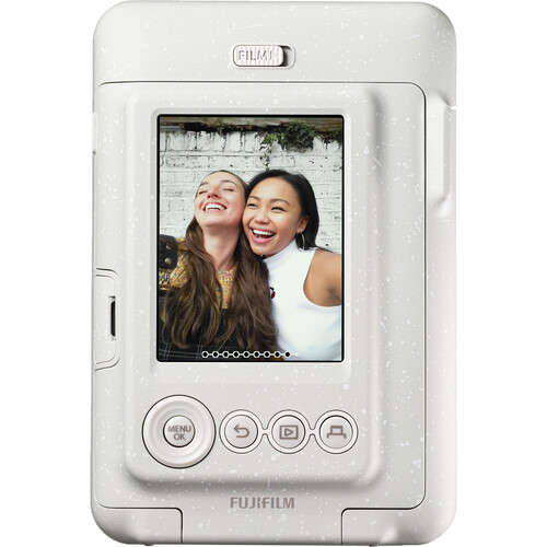 Fujifilm INSTAX MINI LiPlay Hybrid Instant Film Camera (Misty White)