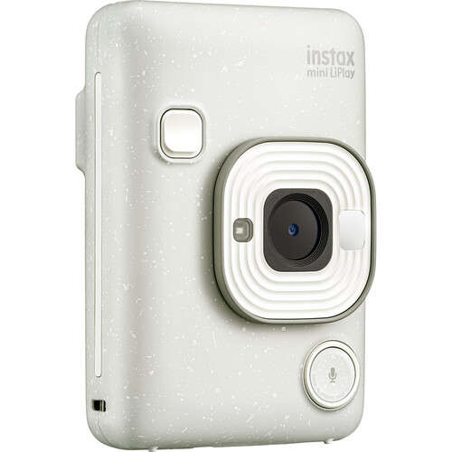 Fujifilm INSTAX MINI LiPlay Hybrid Instant Film Camera (Misty White)