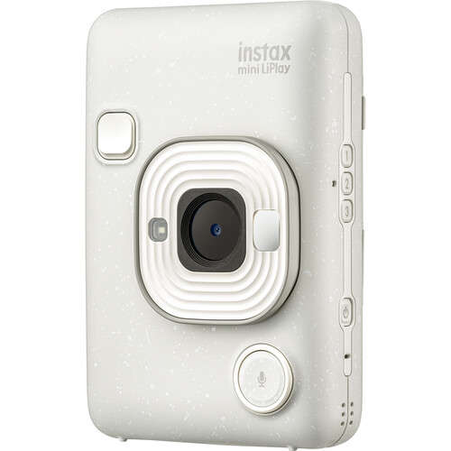 Fujifilm INSTAX MINI LiPlay Hybrid Instant Film Camera (Misty White)