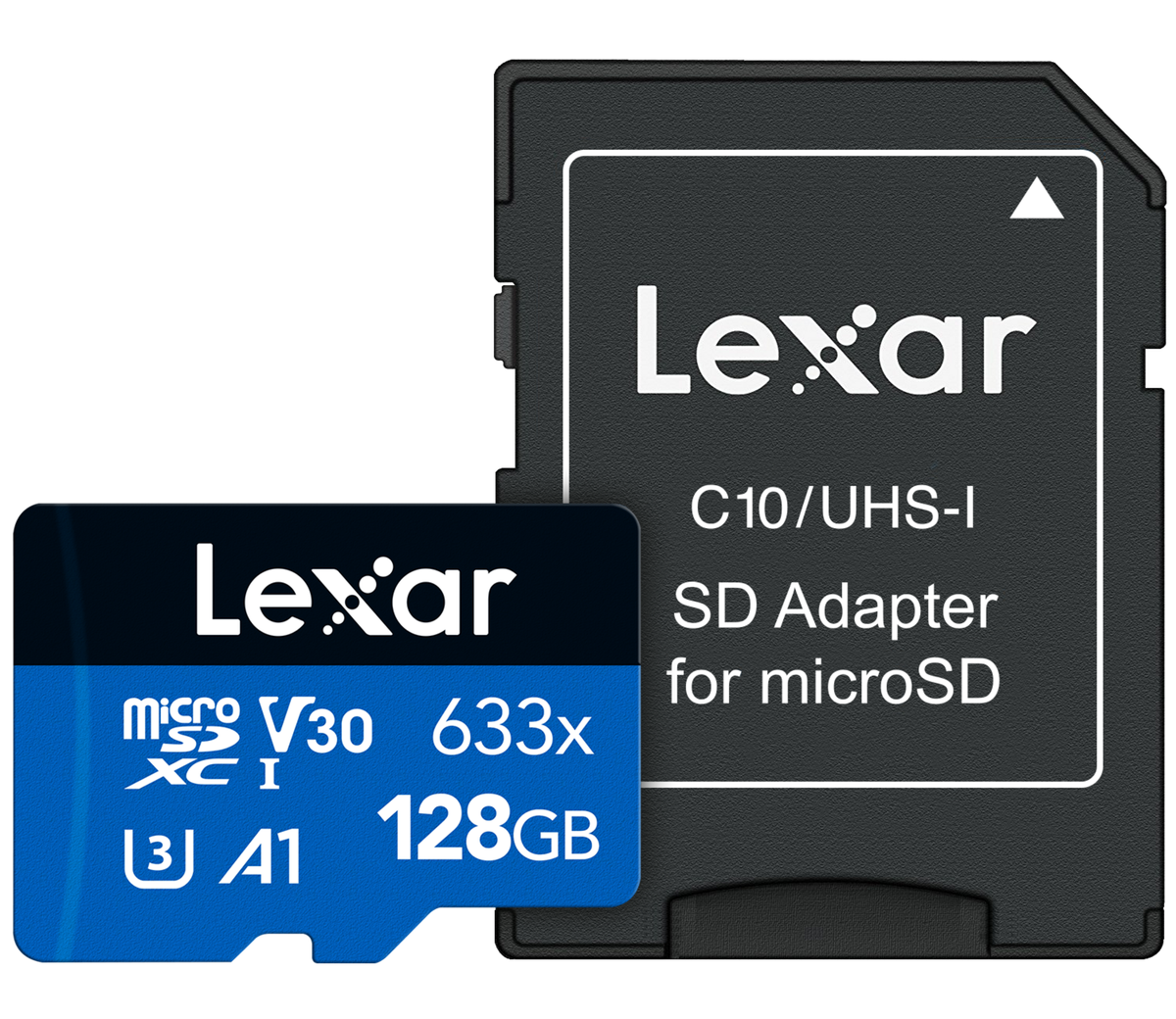 Lexar 633x 128GB microSDHC/microSDXC UHS-I Blue Series Card