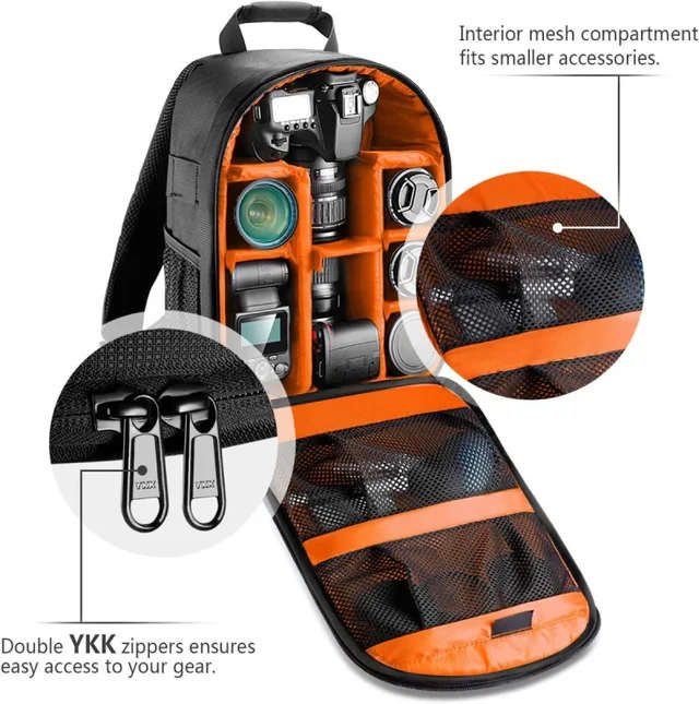 Neewer Camera Backpack Bag 30x14x37cm Orange