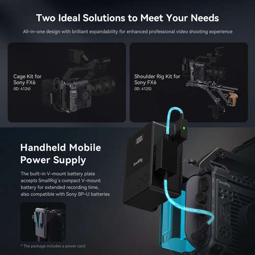 SmallRig Shoulder Rig Kit For Sony FX6 Cameras