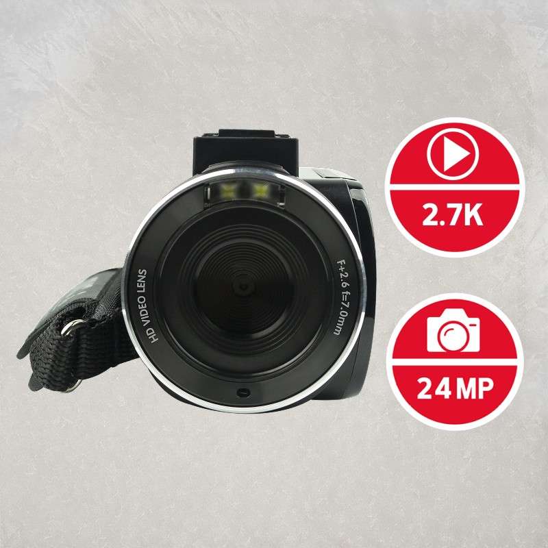 AGFA AgfaPhoto Realimove CC2700 2.7K Camcorder Bundle