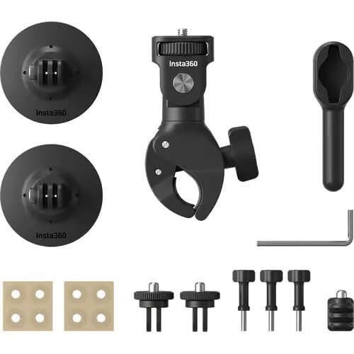 Insta360 X4 360° 8K MOTORCYCLE BUNDLE  INCLUDES 128GB MEMORY CARD & MOTORYCLE MOUNT KIT