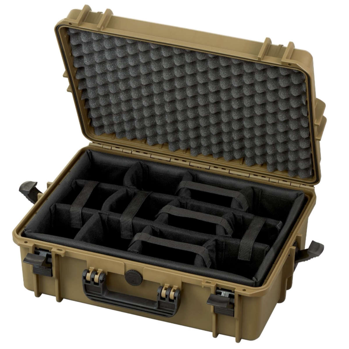 Stage Plus PRO LINE 505CAM Sahara Protective Carry Case, with Padded Dividers