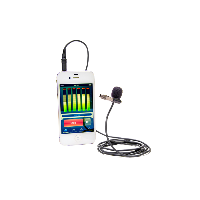 Azden i-COUSTICS EX-503i Studio Pro Lavalier Microphone for Smartphones and Tablets