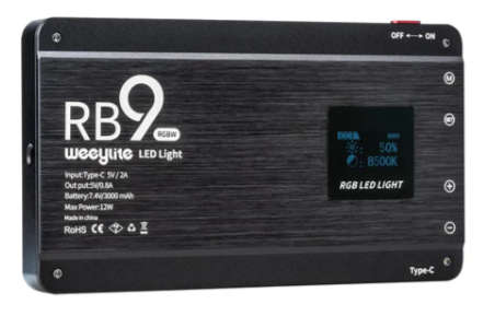 Viltrox RB9 12 Watt RGB LED Light - BT