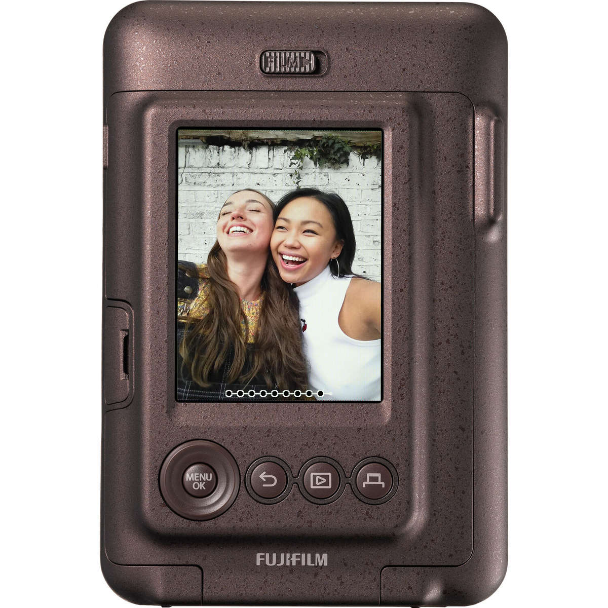 Fujifilm Instax Mini LiPlay Hybrid Film Camera (Kit3-Bronze)
