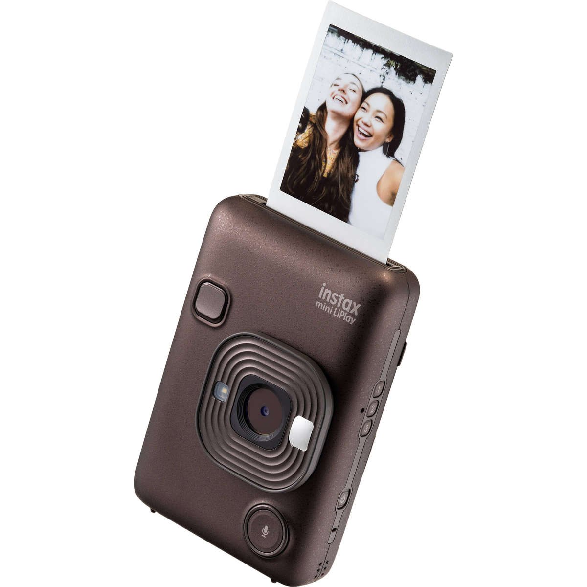 Fujifilm Instax Mini LiPlay Hybrid Film Camera (Kit3-Bronze)