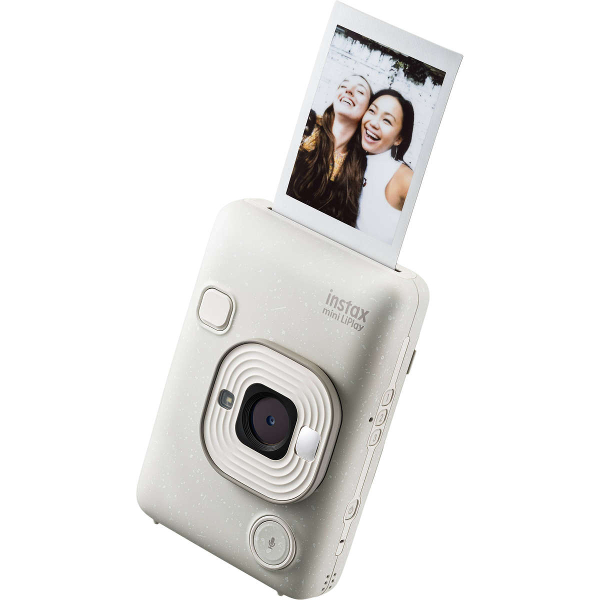 Fujifilm Instax Mini LiPlay Hybrid Film Camera (Kit3-White)