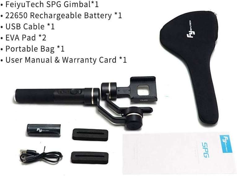 FeiyuTech FY SPG 3-Axis Gimbal for Action Cameras and Smarphones