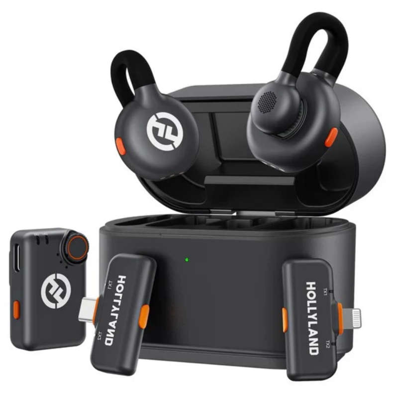 Hollyland LARK M2S Ultimate Combo 2-Person Wireless Microphone System for Cameras and Mobile Devi...