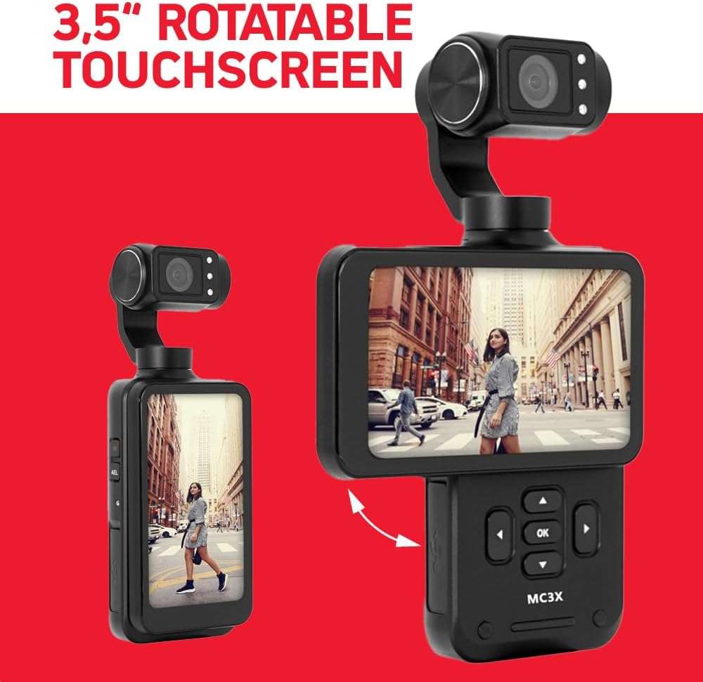 AGFA Photo MC3X 4K Realimove 3Axis Stabilizer Gimbal Camera