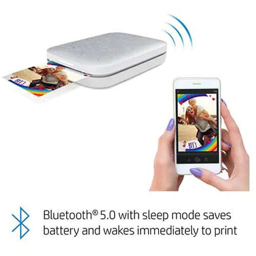 HP Sprocket 2x3" Portable Instant Smartphone Photo Printer (Luna Pearl)