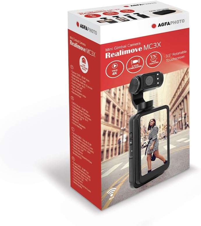 AGFA Photo MC3X 4K Realimove 3Axis Stabilizer Gimbal Camera