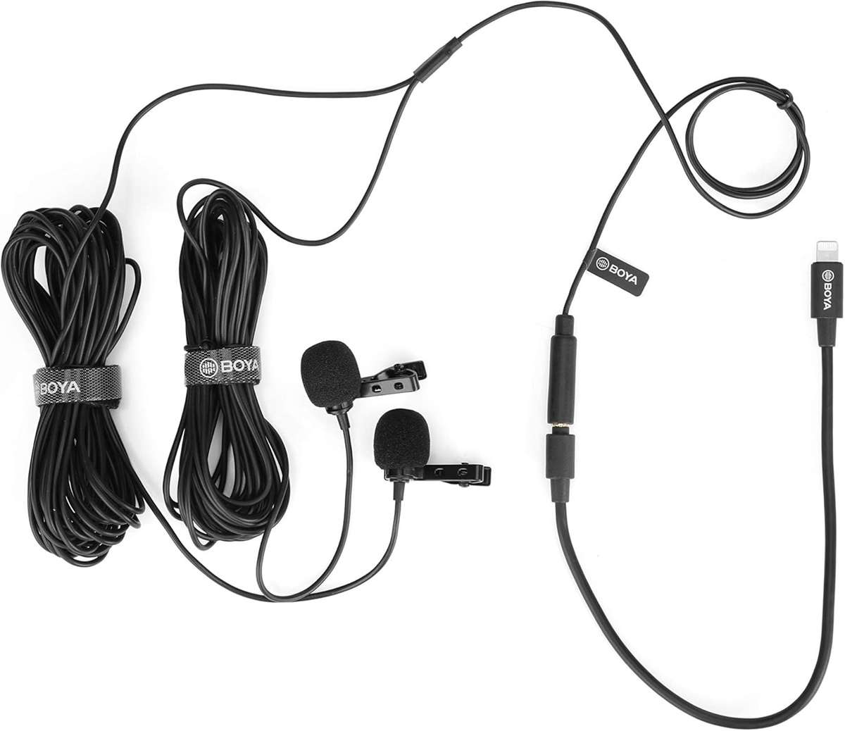 Boya BY-M2D Digital Dual Lavalier Microphone for iOS Devices