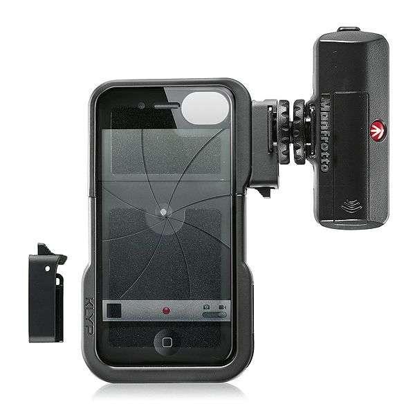 Manfrotto Klyp Case for iPhone 44S + ML120 LED Light