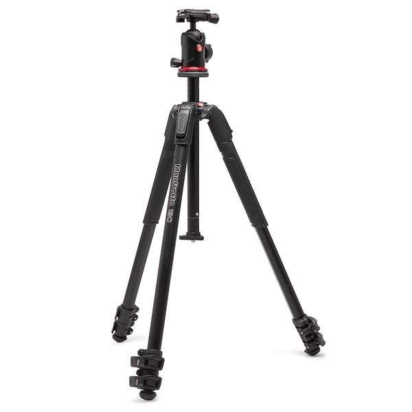 Manfrotto MK190X3-Q6T 190X Aluminium 3-Section Kit with 496 Ball Head AS