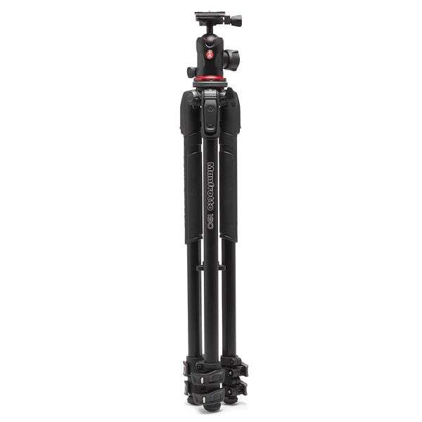 Manfrotto MK190X3-Q6T 190X Aluminium 3-Section Kit with 496 Ball Head AS