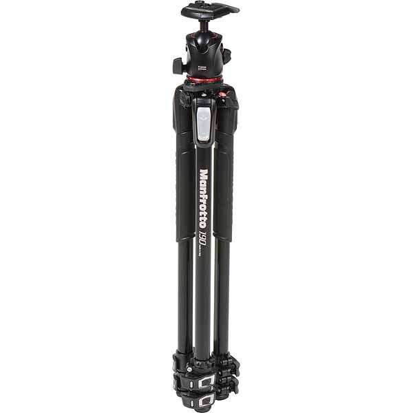 Manfrotto MK190X3-Q6T 190X Aluminium 3-Section Kit with 496 Ball Head AS
