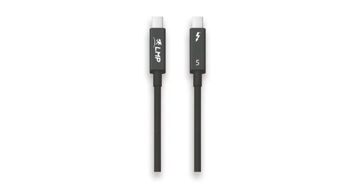 LMP Thunderbolt 5 Cable 0.8m Passive - Black