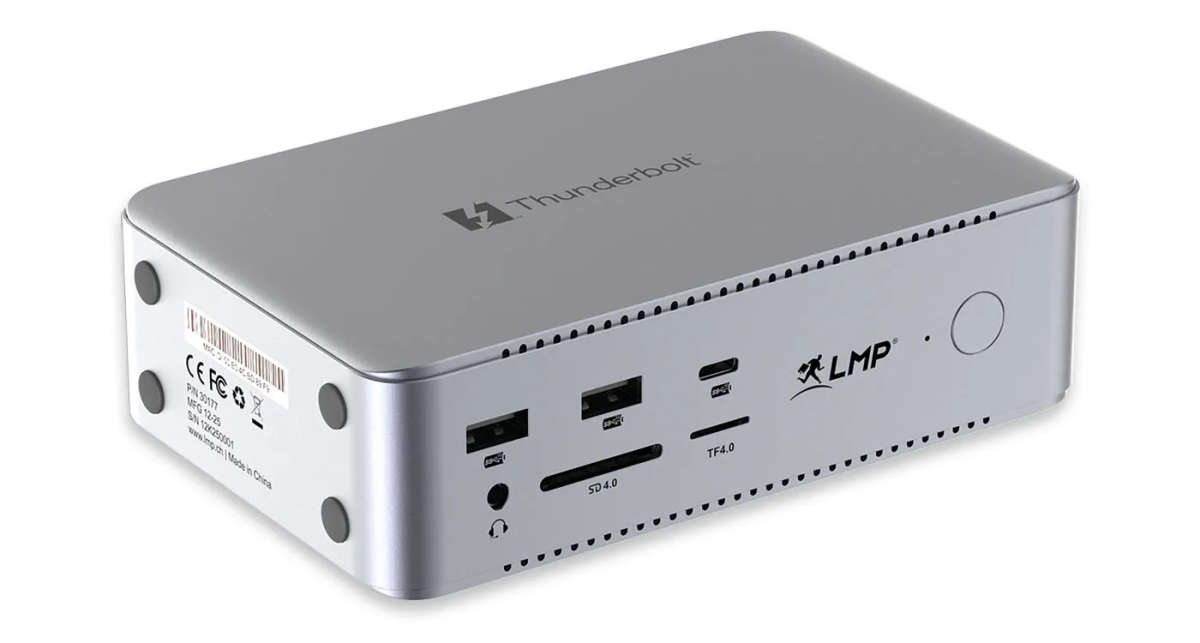 LMP ThunderDock TB5 8K 14 Port Dock - Space Grey