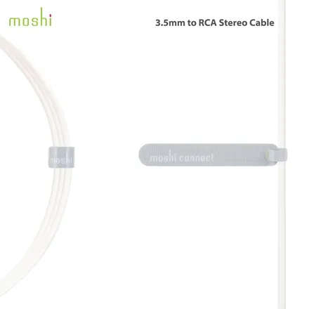 Moshi 3.5mm To RCA Stereo Cable - White