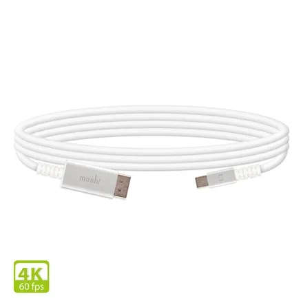 miniDisplayPort to DisplayPort Cable 1.5M 4K@60 - White