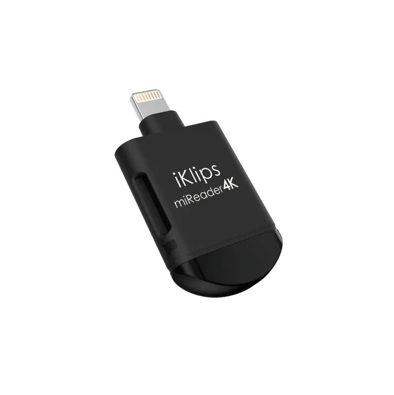 Adam Elements iKlips miREADER 4K 0GB - Black