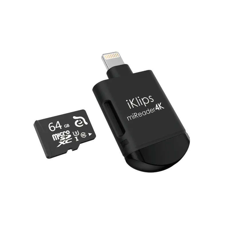 Adam Elements iKlips miREADER 4K 0GB - Black