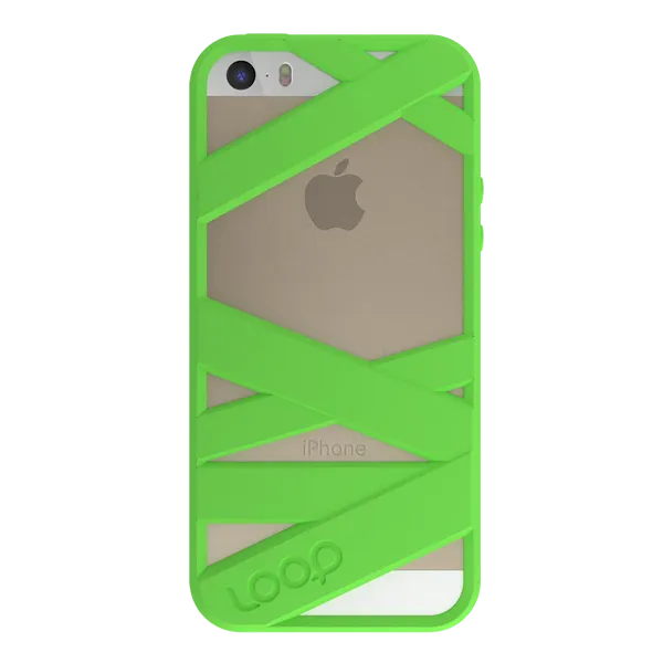 Loop Attachment Mummy iPhone 5, 5s - Neon Green