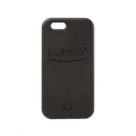 LuMee Lighted Cell Phone Case for iPhone 5, 5s, SE - Black