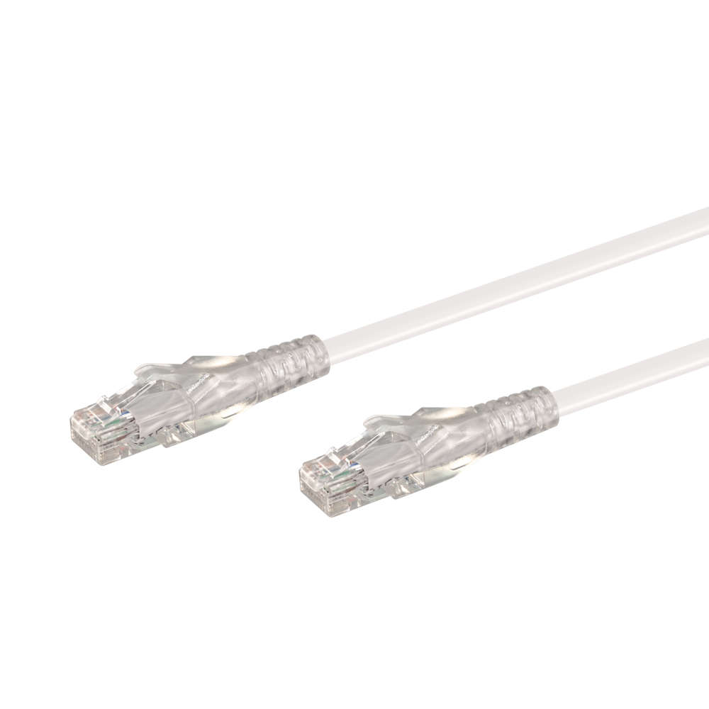 LinkQnet 2m CAT6 Moulded Flylead (White)