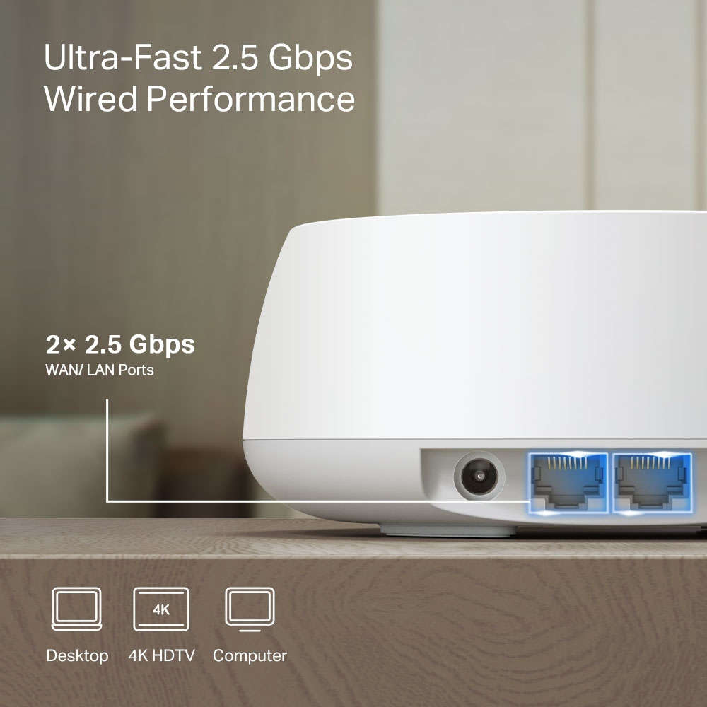 Mesh Wi-Fi Router (2-pack) Deco BE25