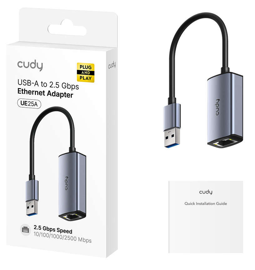 Cudy USB-A to 2.5Gbps Ethernet Adapter