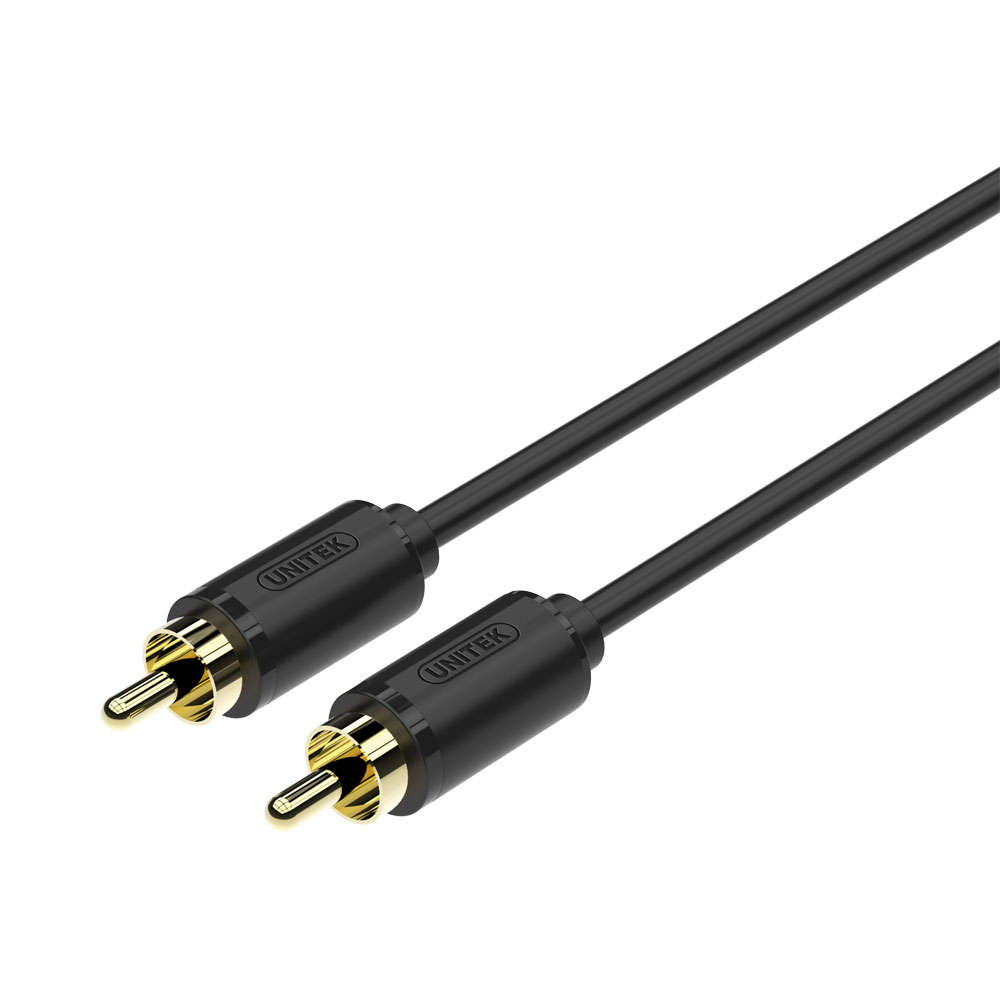 Unitek Y-C948BK 5m, 2 RCA to 2 RCA Cable