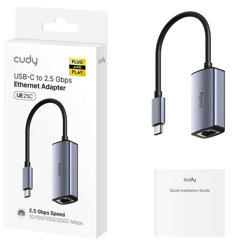 Cudy USB-C to 2.5Gbps Ethernet Adapter