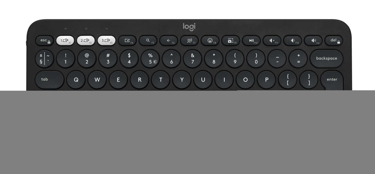 Logitech Pebble Keys 2 K380s  Tonal Graphite
